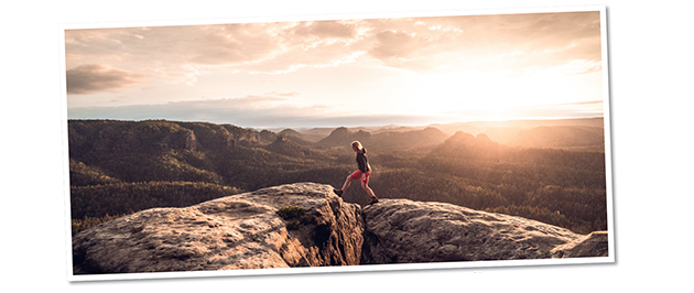 Wunderschöne Weitsicht am 