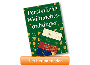 Weihnachtliche Geschenkanhänger